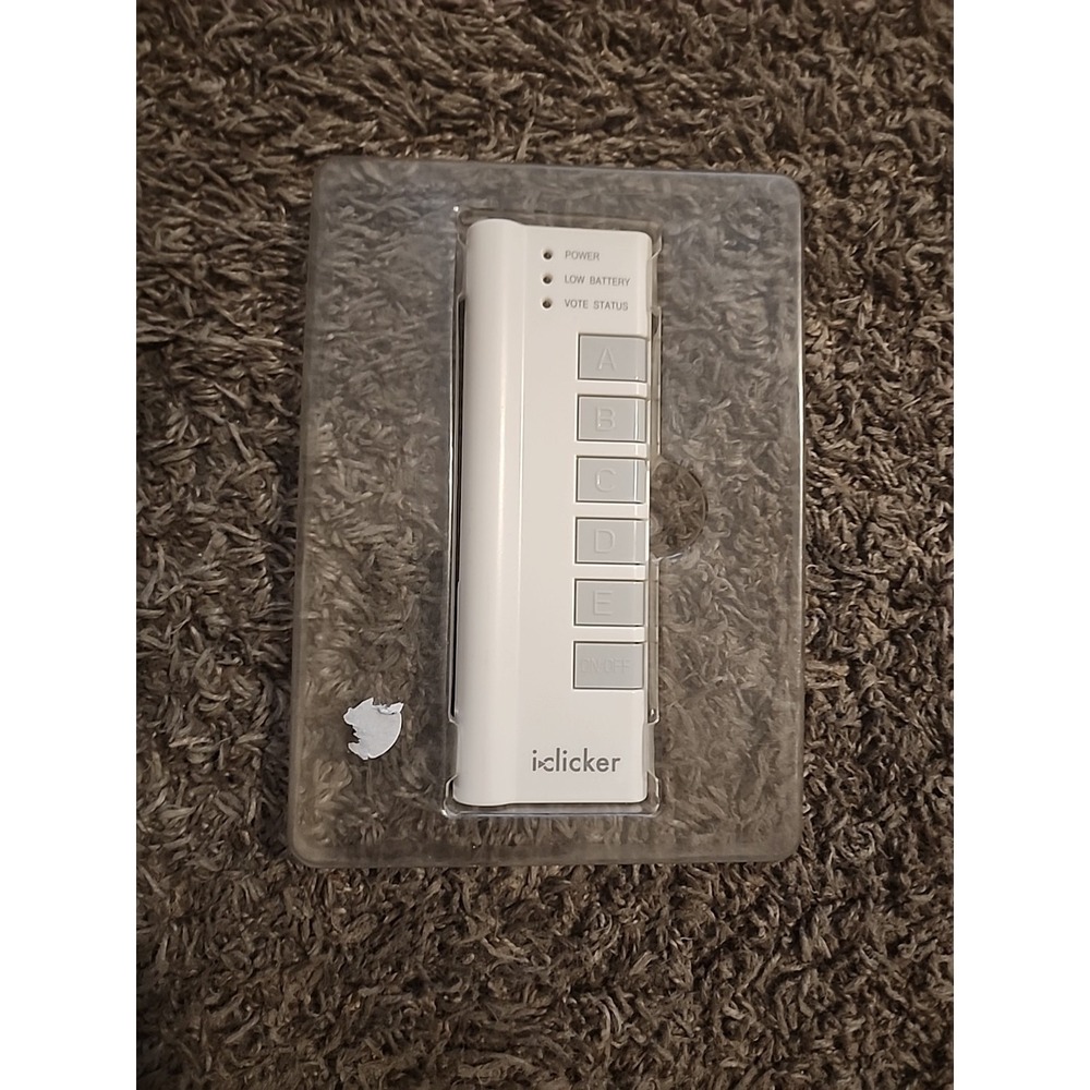 iClicker 1st Generation Student Classroom Response Remote Control Tested & Works